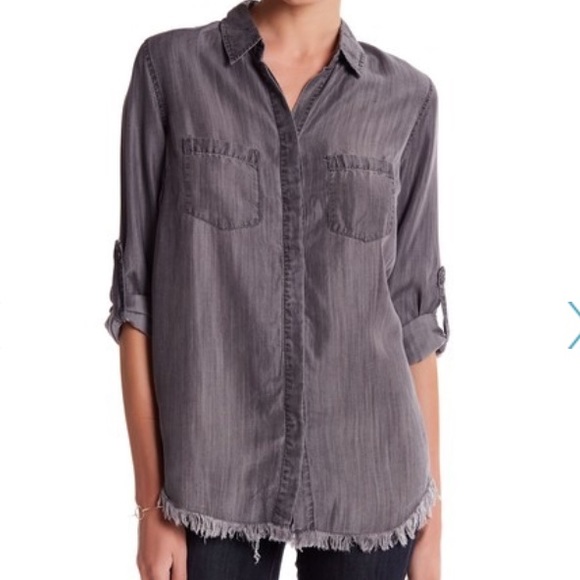 beachlunchlounge Tops - SALE New Beach Lunch Lounge Clarice Button Blouse